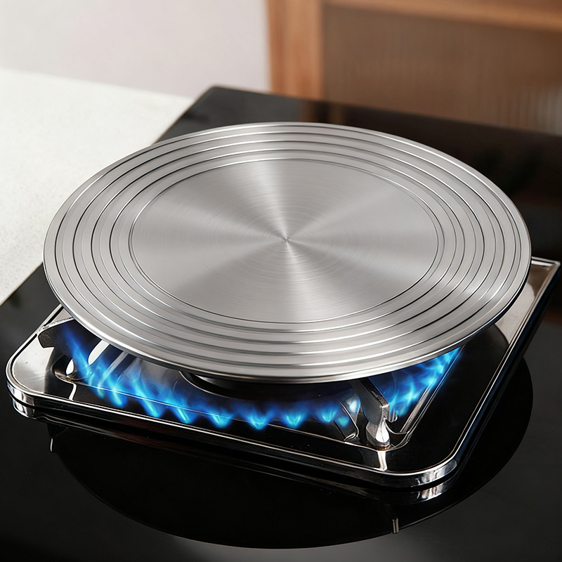 Commercial Kitchen Burner - แผ่นกระจายความร้อนสำหรับเตาอลูมิเนียม แผ่นนำความร้อนในครัว แผ่นนำความร้อนสำหรับเตาแก๊ส อุปกรณ์ทำอาหาร ชุดเครื่องครัวสำหรับใช้งานกลางแจ้ง