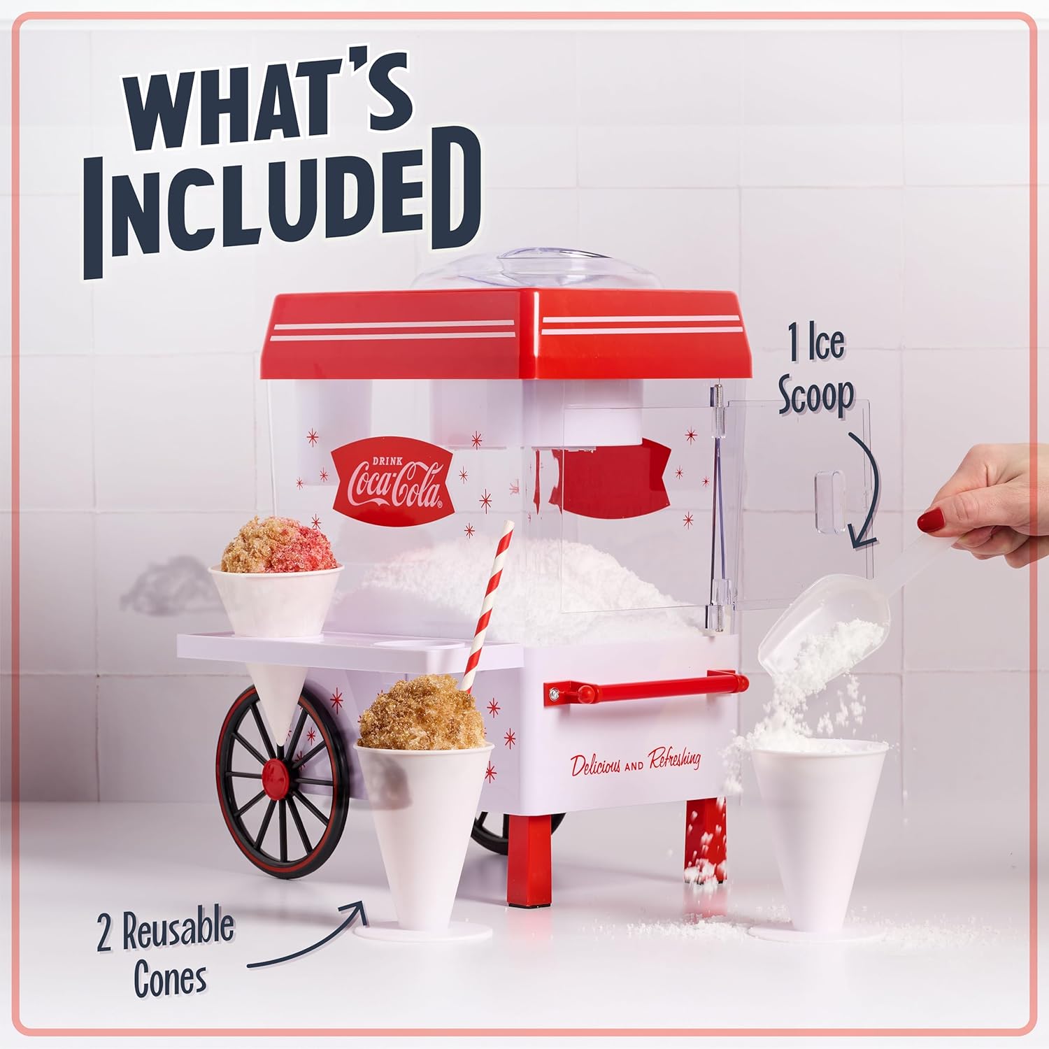 เครื่องทำน้ำแข็งไสโคคา-โคล่า – - Slushy Machine บทวิจารณ์และราคา