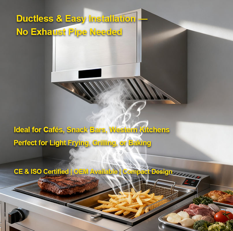 เครื่องดูดควันอัจฉริยะสแตนเลสส - Commercial Kitchen Range Hood บทวิจารณ์และราคา