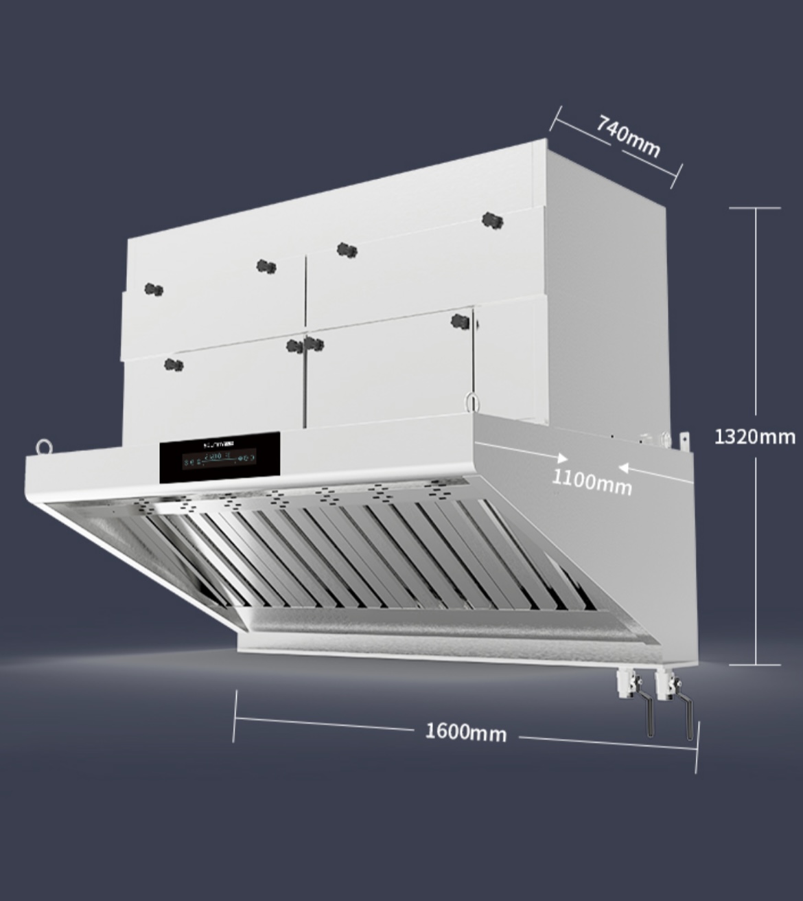 เครื่องดูดควันแบบไม่มีท่อระบาย - Commercial Kitchen Range Hood บทวิจารณ์และราคา