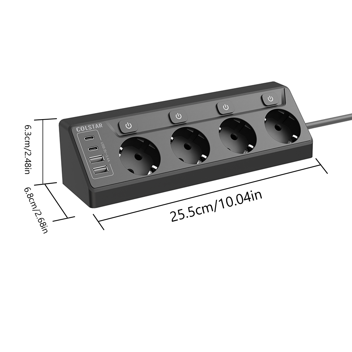 Power Strip Multi Plug 4 ซ็อกเ - Commercial Kitchen In Residential Home บทวิจารณ์และราคา